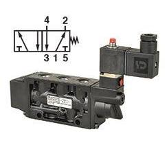 K71DA00KS6KV1 : Norgren Nugget 200 Series 120VAC Two-Position, Five-Way non-locking Solenoid Actuated, Spring Return, 1/4 inch N
