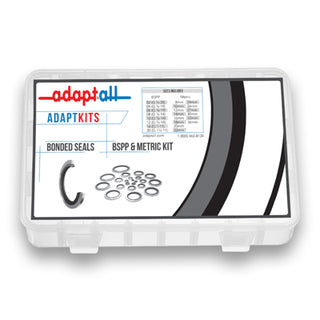 KIT-SEALS-BSPP+MET : ADAPTALL BONDED SEAL KIT BSPP & METRIC