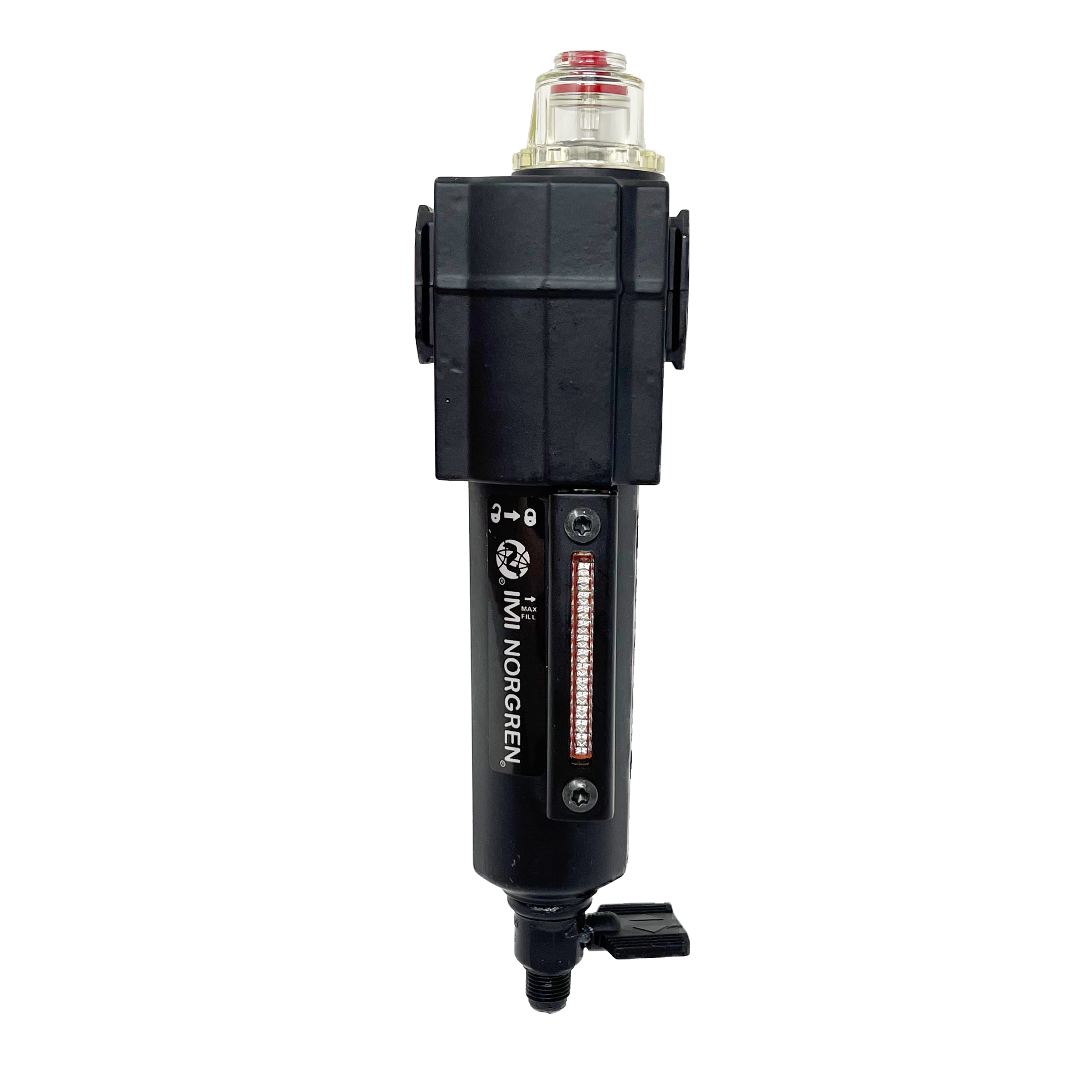 L72M-2AP-QEN : Norgren Excelon Lubricator, Micro-Fog, 1/4" NPT, Manual Drain, Long Metal Bowl