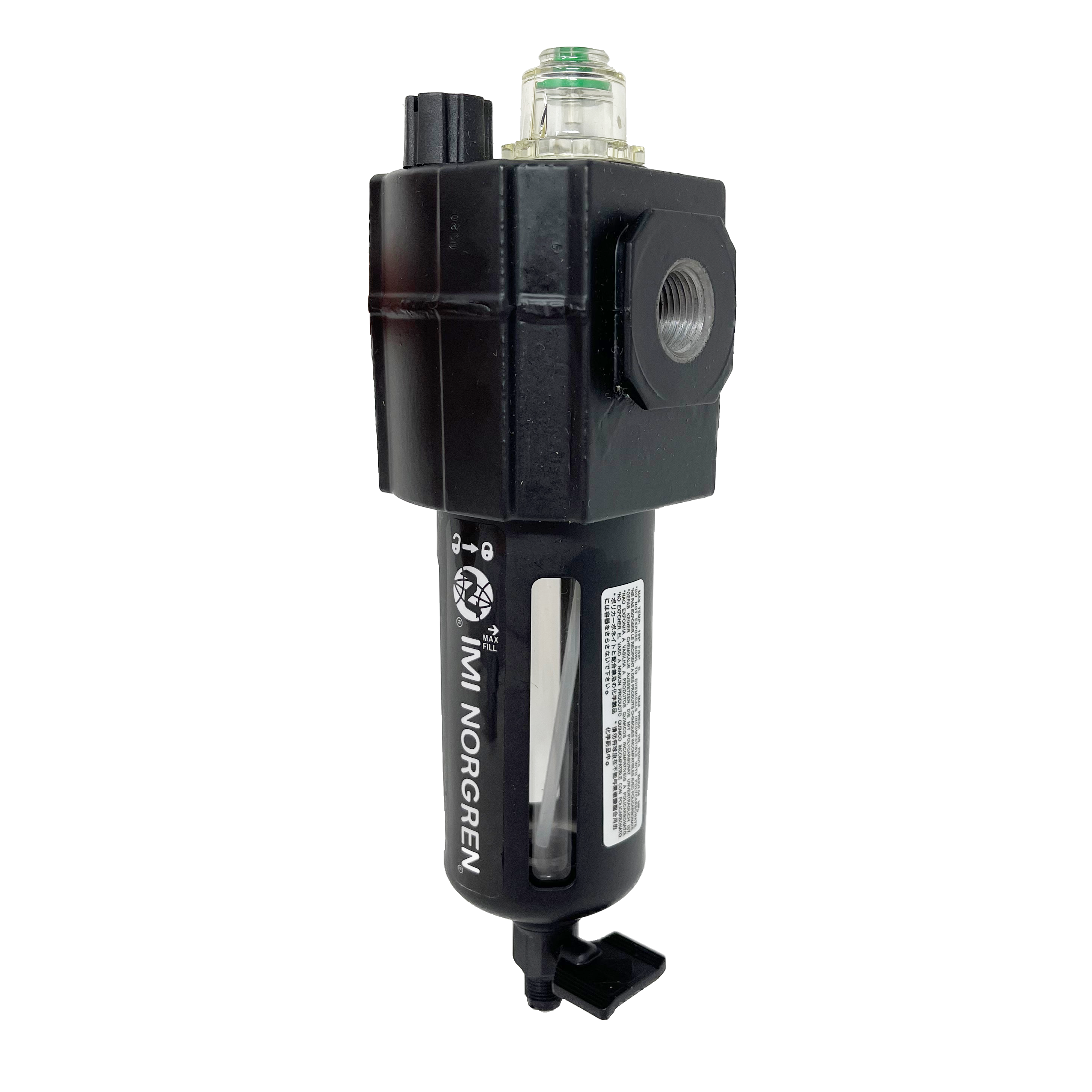 L73C-2AP-QPN : Norgren Excelon Lubricator, Oil-Fog, 1/4" NPT, Manual Drain, Transparent Bowl with Guard