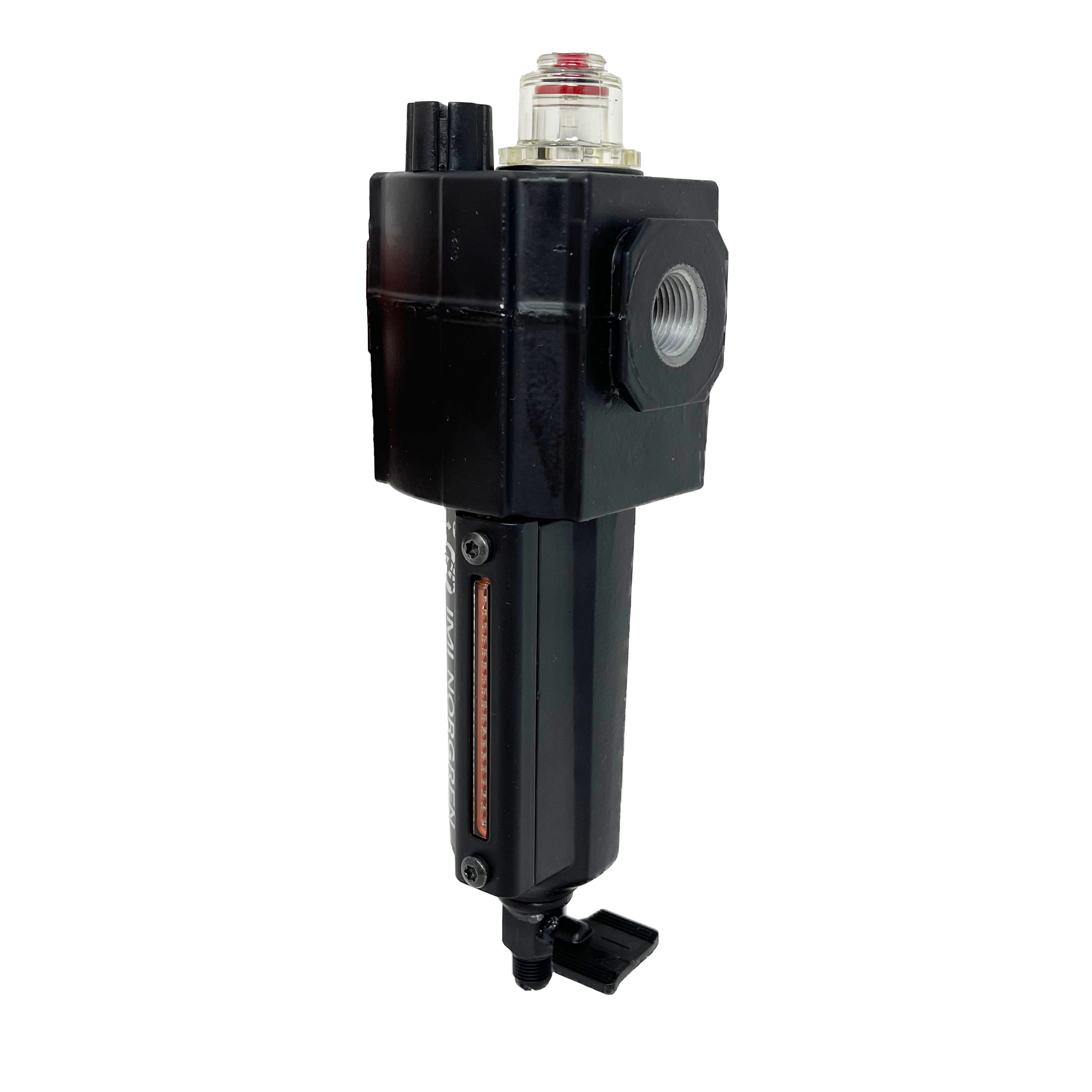 L73M-4AP-QDN : Norgren Excelon Lubricator, Micro-Fog, 1/2" NPT, Manual Drain, Metal Bowl