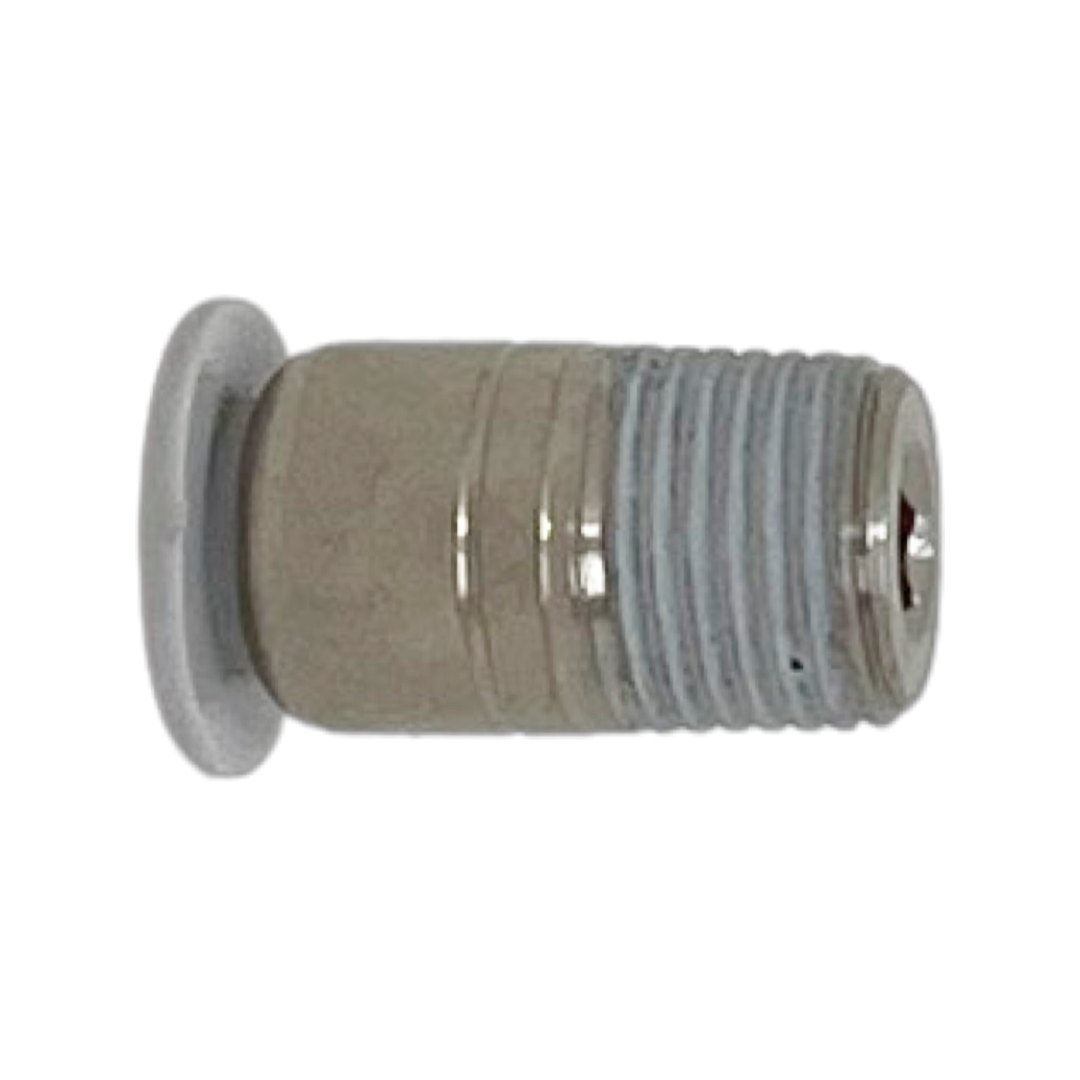 M242A0118-10PACK : Norgren Straight adapter (internal hex only), 1/8 tube O/D, 1/8 NPT thread