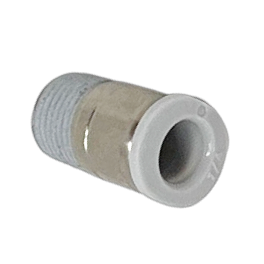 M242A0110-10PACK : Norgren Straight adapter (internal hex only), 1/8 tube O/D, 10/32 UNF thread