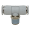 M24670118-10PACK : Norgren Swivel Tee Adapter, 1/8 tube O/D, 1/8 NPT thread