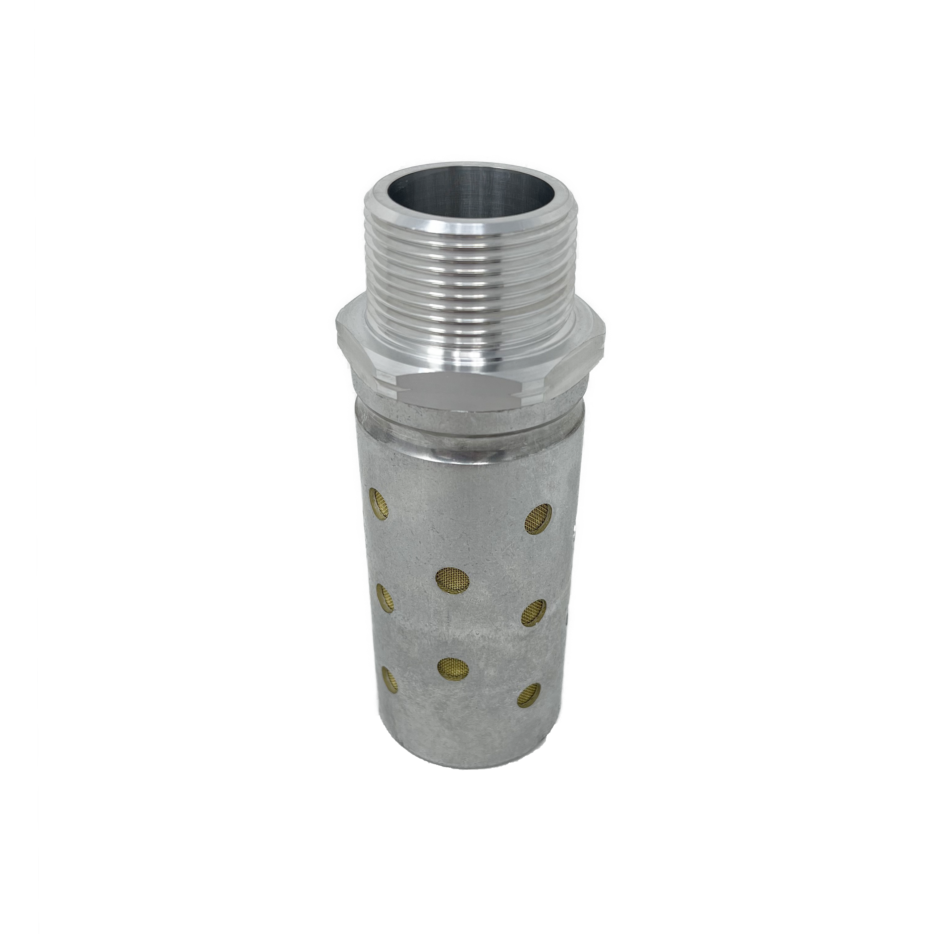 MBP10B : Norgren Quietaire Series, heavy duty muffler, 1-1/4 NPT male port, brass wire element