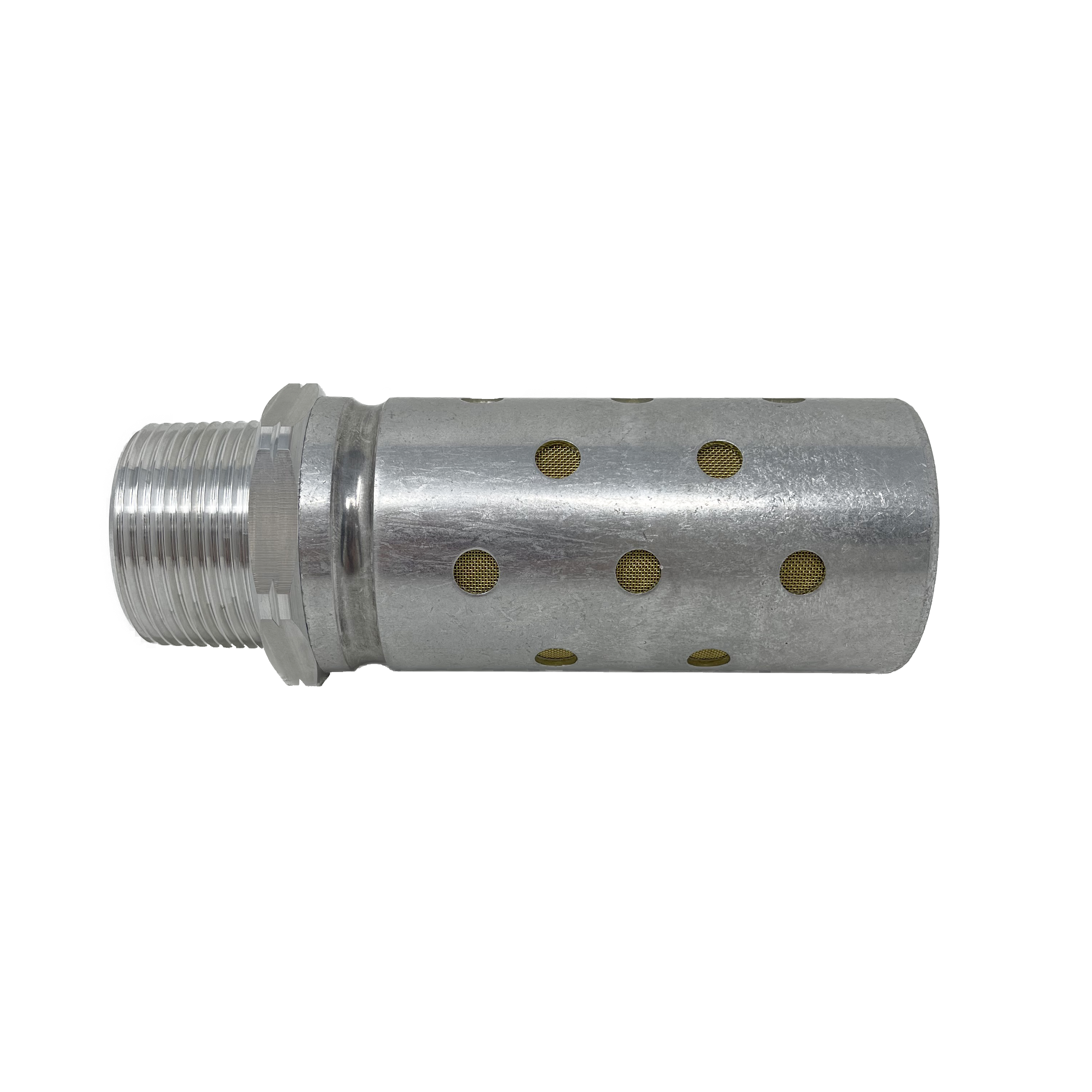 MBP10B : Norgren Quietaire Series, heavy duty muffler, 1-1/4 NPT male port, brass wire element