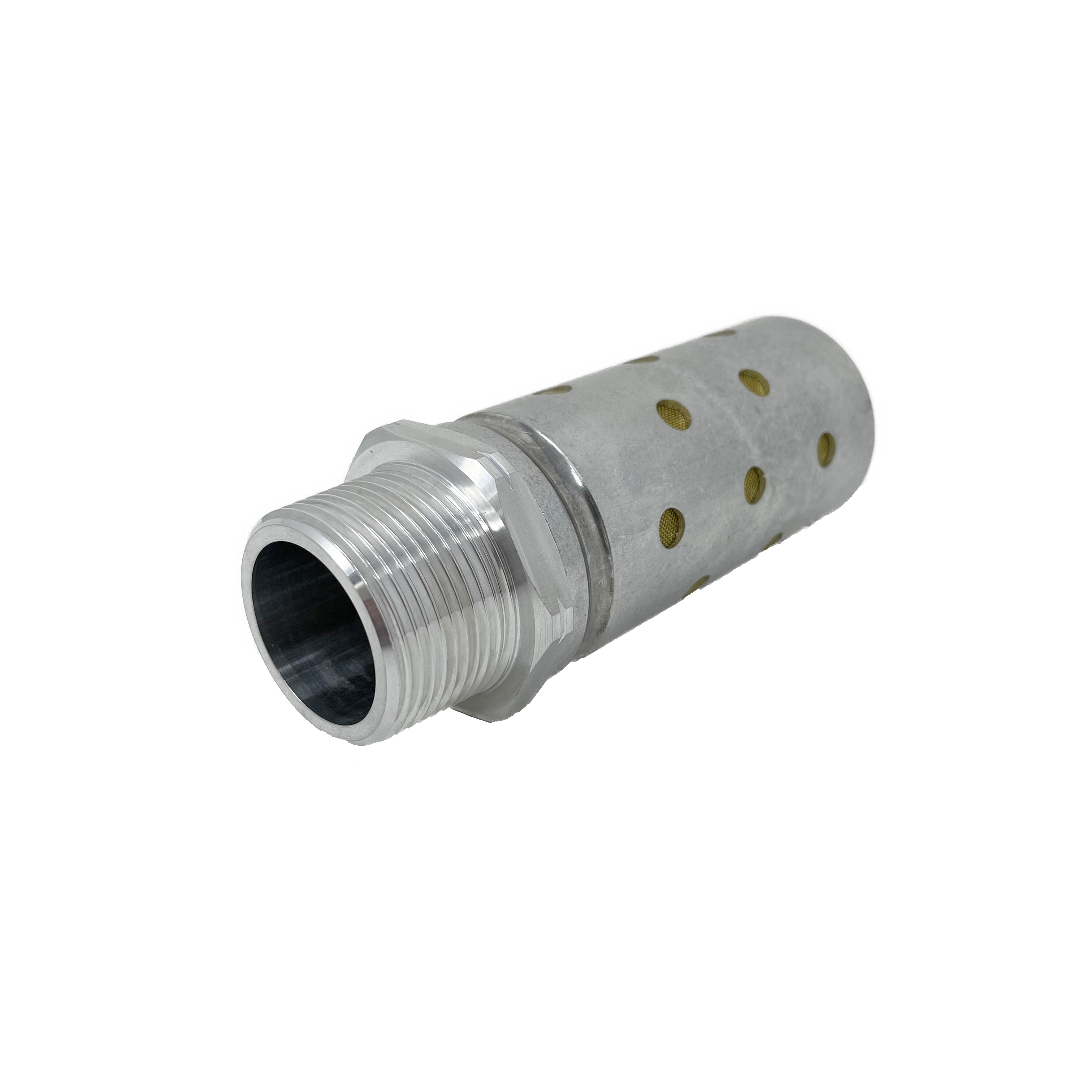 MBP10B : Norgren Quietaire Series, heavy duty muffler, 1-1/4 NPT male port, brass wire element
