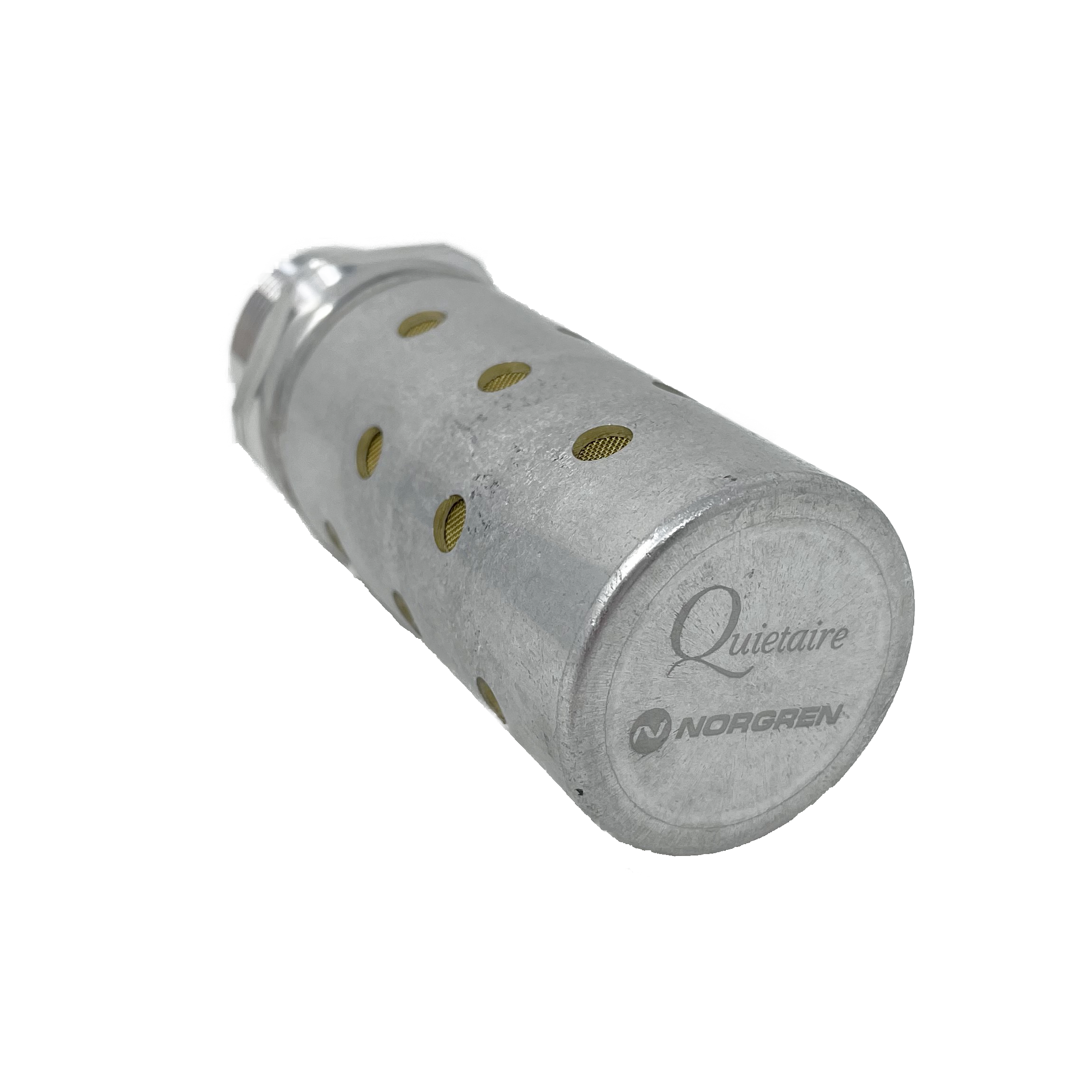 MBP10B : Norgren Quietaire Series, heavy duty muffler, 1-1/4 NPT male port, brass wire element