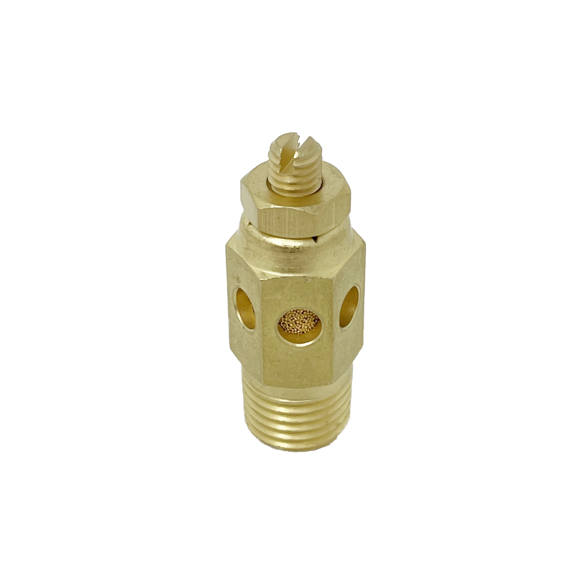 MM004A : Norgren Quietaire Series, speed control muffler, 1/2 NPT male port, 40 µm sintered bronze element