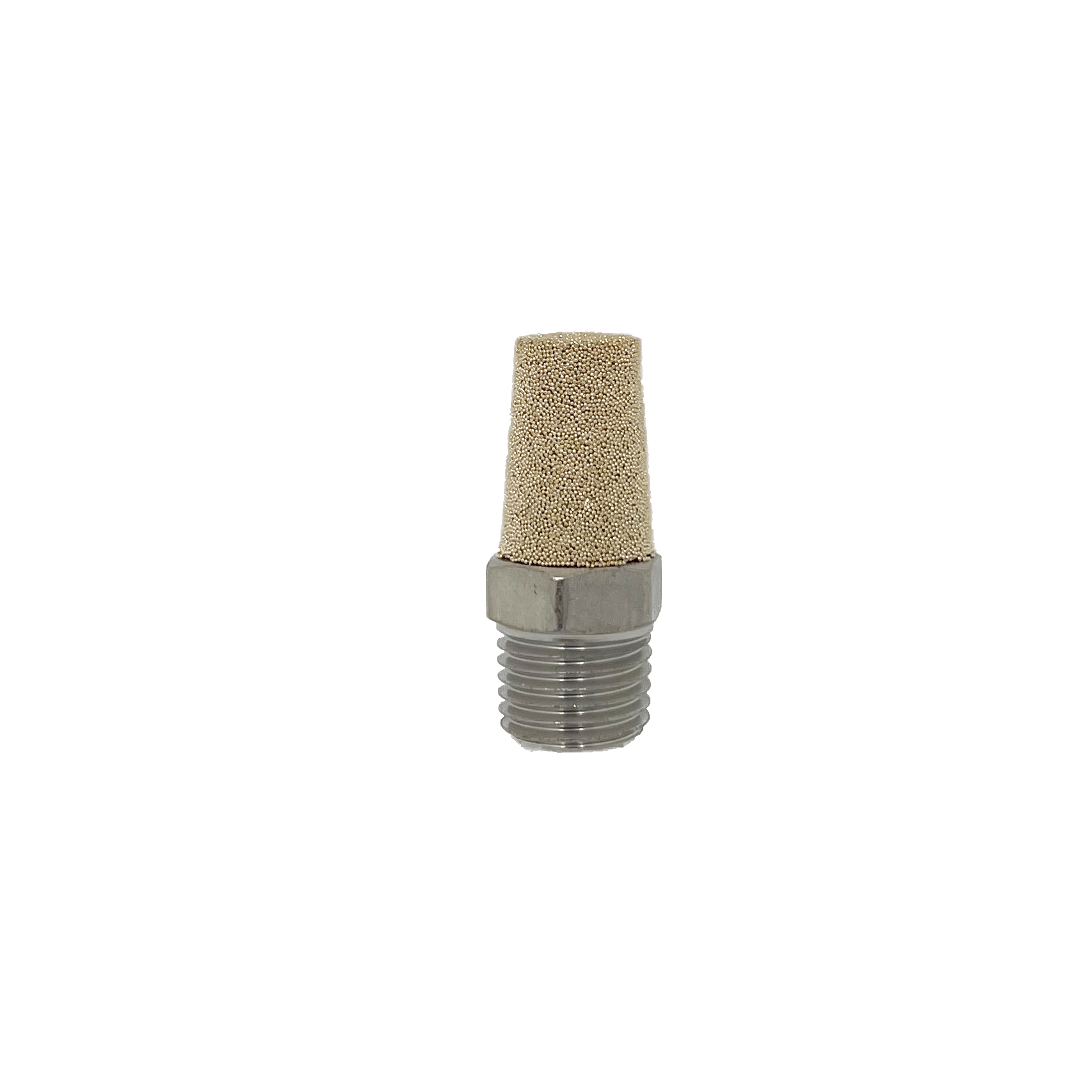 MS002A : Norgren Quietaire Series, sintered bronze muffler, 1/4 NPT male thread