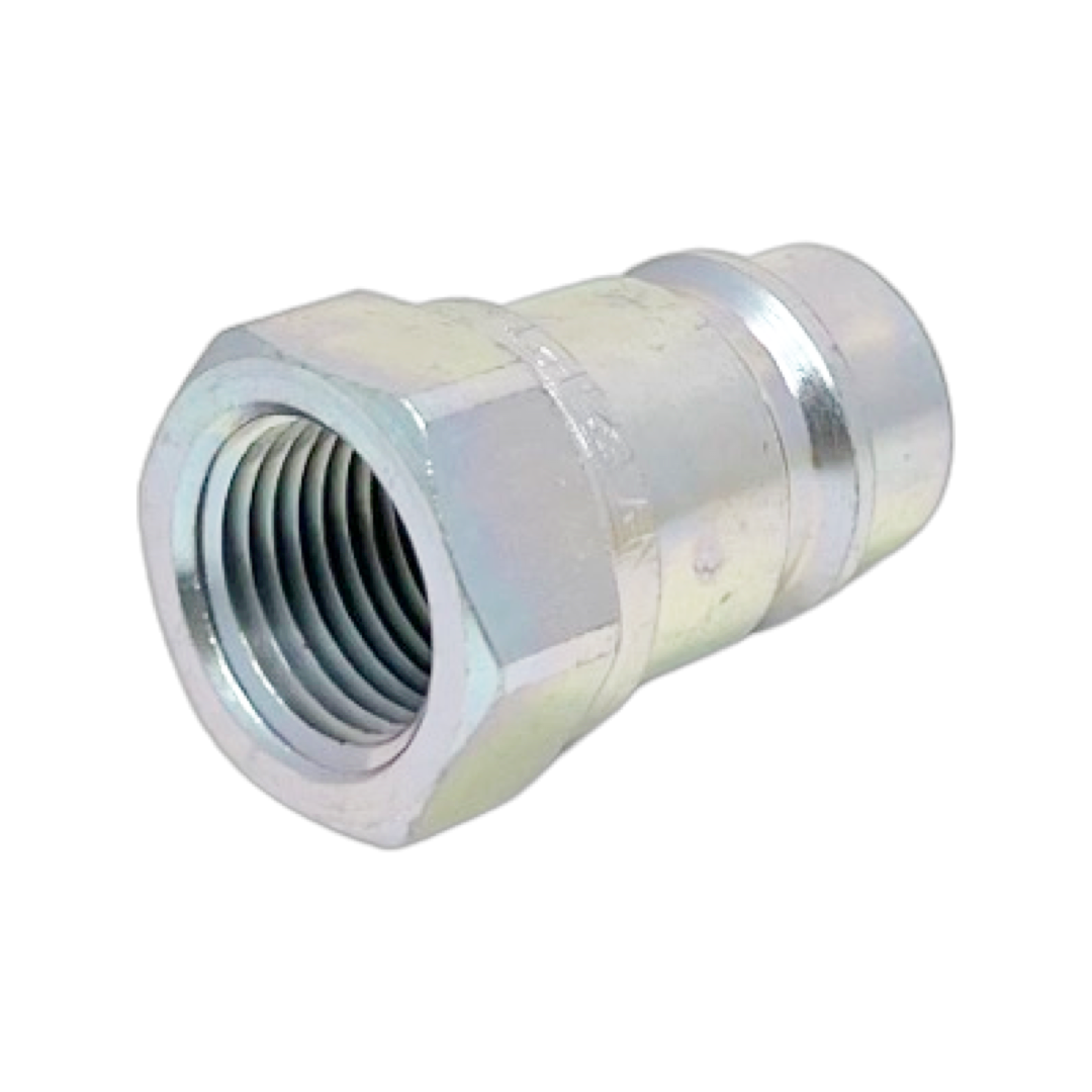 NV 12 NPT M : Faster Quick Disconnect, Male 1/2" Coupler, 0.5 (1/2") NPT Connection, 4351psi MAWP, 19.81 GPM, ISO 7241 Part A Interchange, Sleeve Retraction Style, Connection Under Pressure Not Allowed
