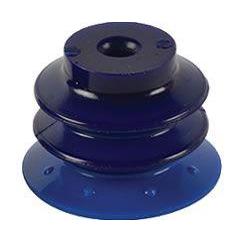 NVCD-B40P-1 : Norgren Vacuum Cup Ð Single Bellows 1.57 OD 30/60 Dual Durometer Blue Polyurethane