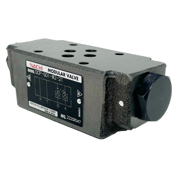 パルス発生装置C-one(シーワン) OCP-G01-W1-21 : Nachi D03 (NG6) Pilot Operated Check Valve, 13.2GPM, 3