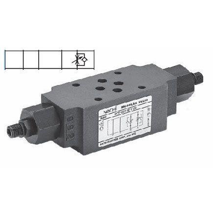 OCY-G03-A-Y-J51 : Nachi  Flow Control, D05 (NG10), 100GPM, 3625psi, Non-Compensated, Hand Screw, Meter Out Control, Throttle Line A