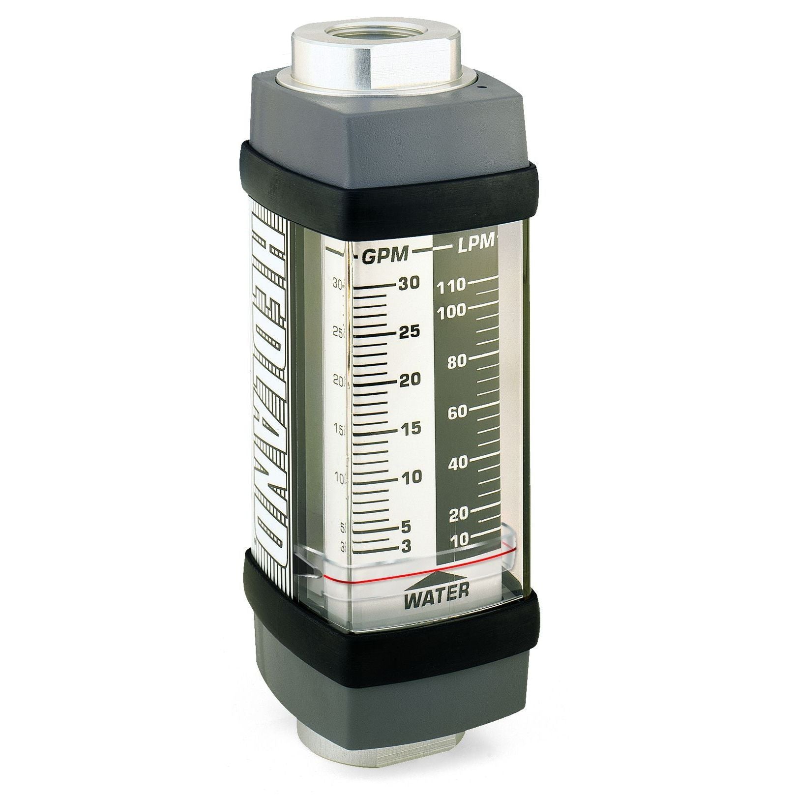 H841X-075 : Hedland 5000psi 316SS Flow Meter for Caustic or Corrosive Liquids, 1 NPT, 10 to 75 GPM