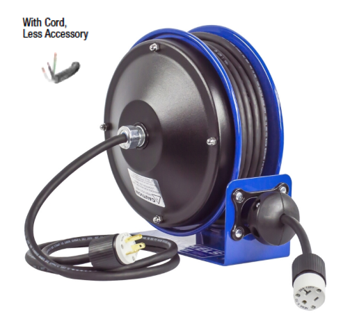 PC10L-3016 : Coxreels PC10L-3016 Compact efficient heavy duty power cord reel