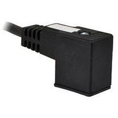 54934-21 : Norgren Connector, 6 foot molded cable, 0-240V ac/dc, 22 mm coil