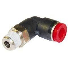 C01471218-5PACK : Norgren 90-Degree Swivel elbow adaptor, 12mm tube O/D, 1/8 ISO R thread