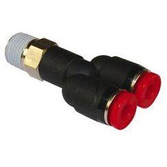 C01881248-5PACK : Norgren Swivel Y adaptor, 12mm tube O/D, 1/2 ISO R thread