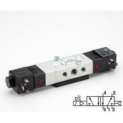 9710010303612060 : Herion 97100 NAMUR Series 120VAC 5/2 solenoid/solenoid with 1/4 NPT ports, no connector