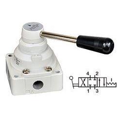 VHLA200-02A : Norgren VHLA Series, 4/3 APB rotary hand valve, manual, 1/4 NPT ports