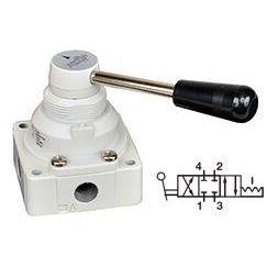 VHLA200-01A : Norgren VHLA Series, 4/3 All Ports Blocked (APB) rotary hand valve, manual, 1/8 NPT ports
