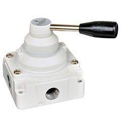 VHLA402-04A : Norgren VHLA Series, 4/2 COE rotary hand valve, manual, 1/2 NPT ports