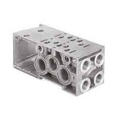 VS2672502-RGF0 : Norgren VS26 series, double station modular sub-base, 1/4 PTF ports