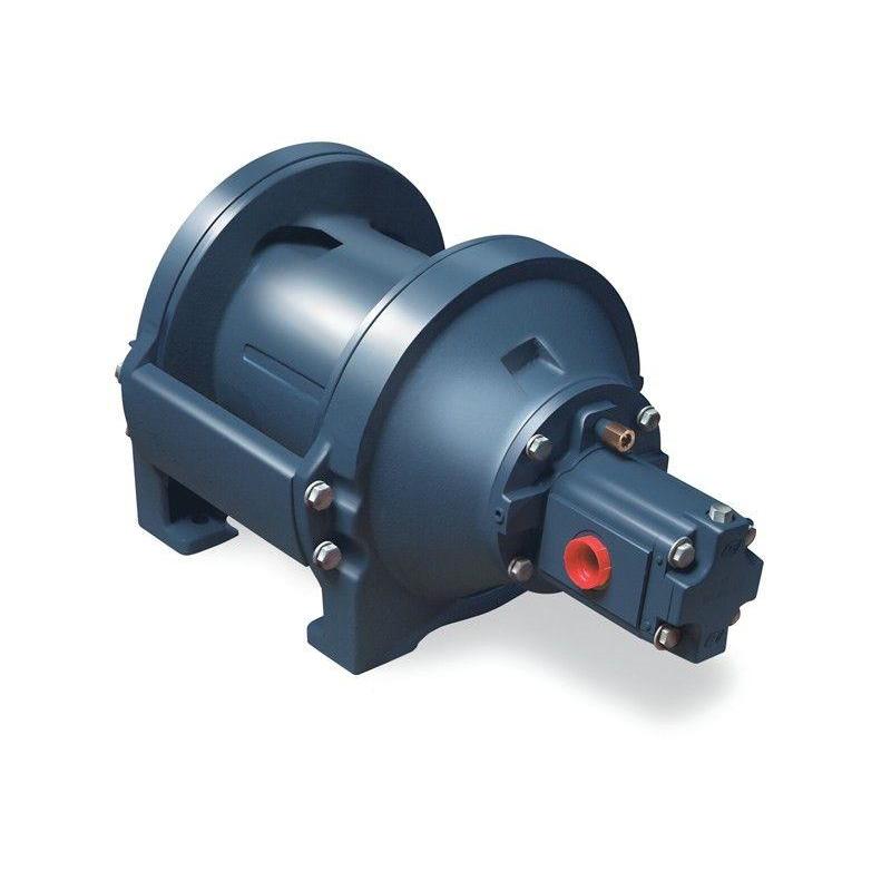 PL5-12-213-1 : Pullmaster Planetary Hydraulic Winch, Equal Speed, 2,000lb Bare Drum Pull, Auto Brake, CCW, 11GPM Motor,  7.38" Barrel x 6.56" length x 11.0" Flange