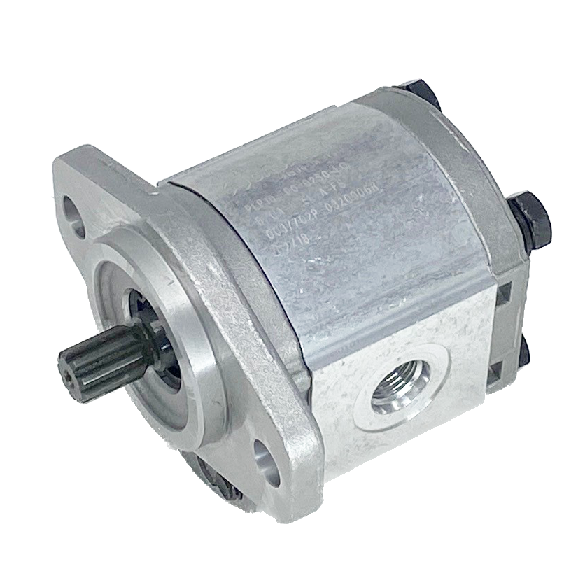 PLP10.6,3S0-02S0-LOC/OB-N-EL : Casappa Polaris Gear Pump, 6.67cc, 3335psi Rated, 3500RPM, CCW, 9T 20/40dp Shaft, SAE AA 2-Bolt Flange, 0.625 (5/8") #10 SAE Inlet, 0.375 (3/8") #6 SAE Outlet, Aluminum Body & Flange
