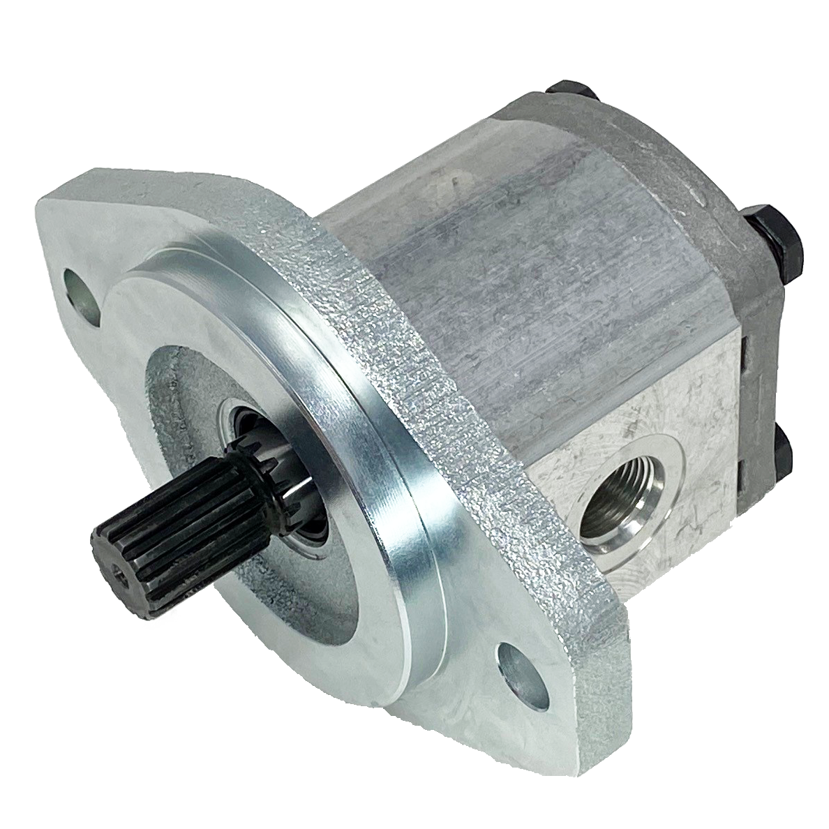 PLP20.20S0-04S5-LOD/OC-N-L : Casappa Polaris Gear Pump, 21.14cc, 2900psi Rated, 3000RPM, CCW, 13T 16/32dp Shaft, SAE B 2-Bolt Flange, 0.75 (3/4") #12 SAE Inlet, 0.625 (5/8") #10 SAE Outlet, Aluminum Body, Cast Iron Flange