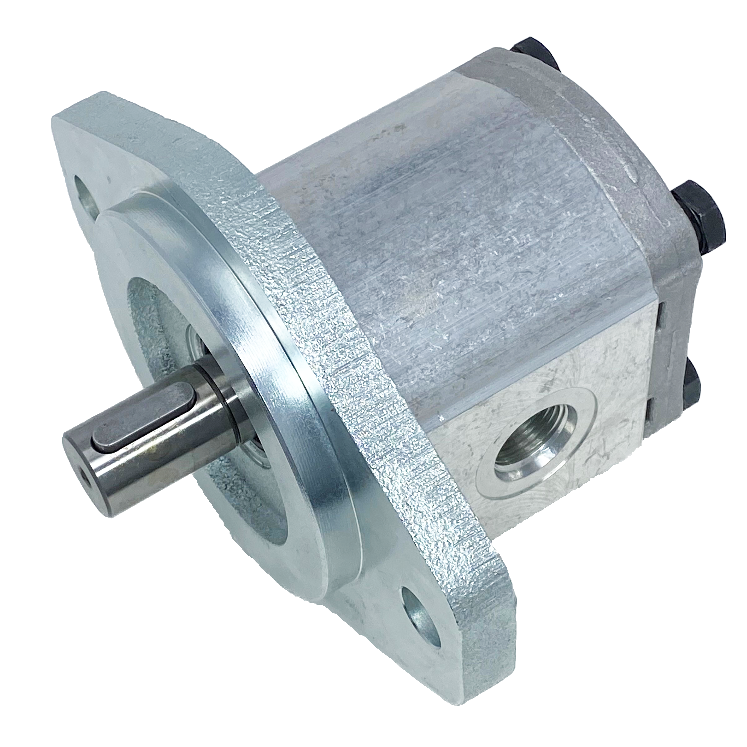 PLP20.20D0-32S5-LOD/OC-N-L : Casappa Polaris Gear Pump, 21.14cc, 2900psi Rated, 3000RPM, CW, 7/8" Bore x 1/4" Key Shaft, SAE B 2-Bolt Flange, 0.75 (3/4") #12 SAE Inlet, 0.625 (5/8") #10 SAE Outlet, Aluminum Body, Cast Iron Flange