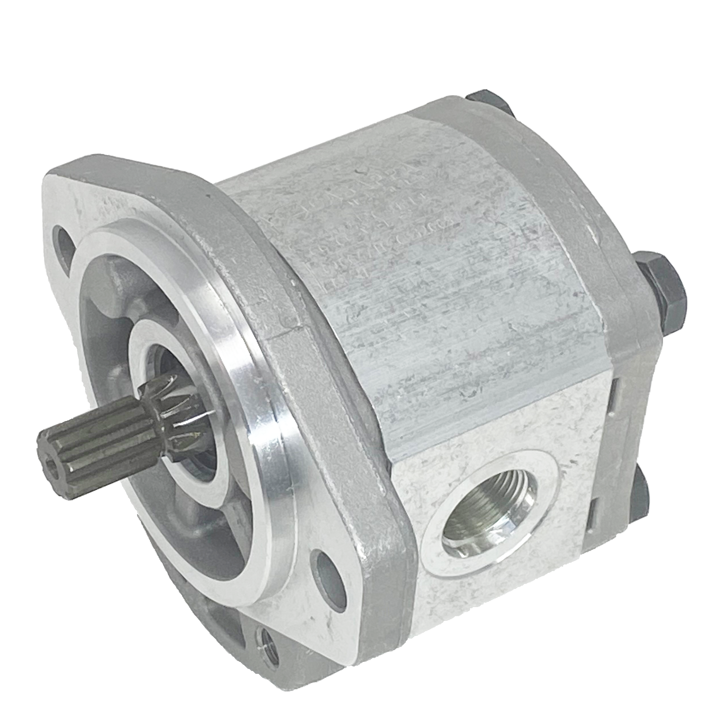 PLP20.6,3D0-03S1-LOF/OC-S7-N-EL-FS : Casappa Polaris Gear Pump, 6.61cc, 3625psi Rated, 4000RPM, CW, 9T 16/32dp Shaft, SAE A 2-Bolt Flange, 1" #16 SAE Inlet, 0.625 (5/8") #10 SAE Outlet, Aluminum Body & Flange