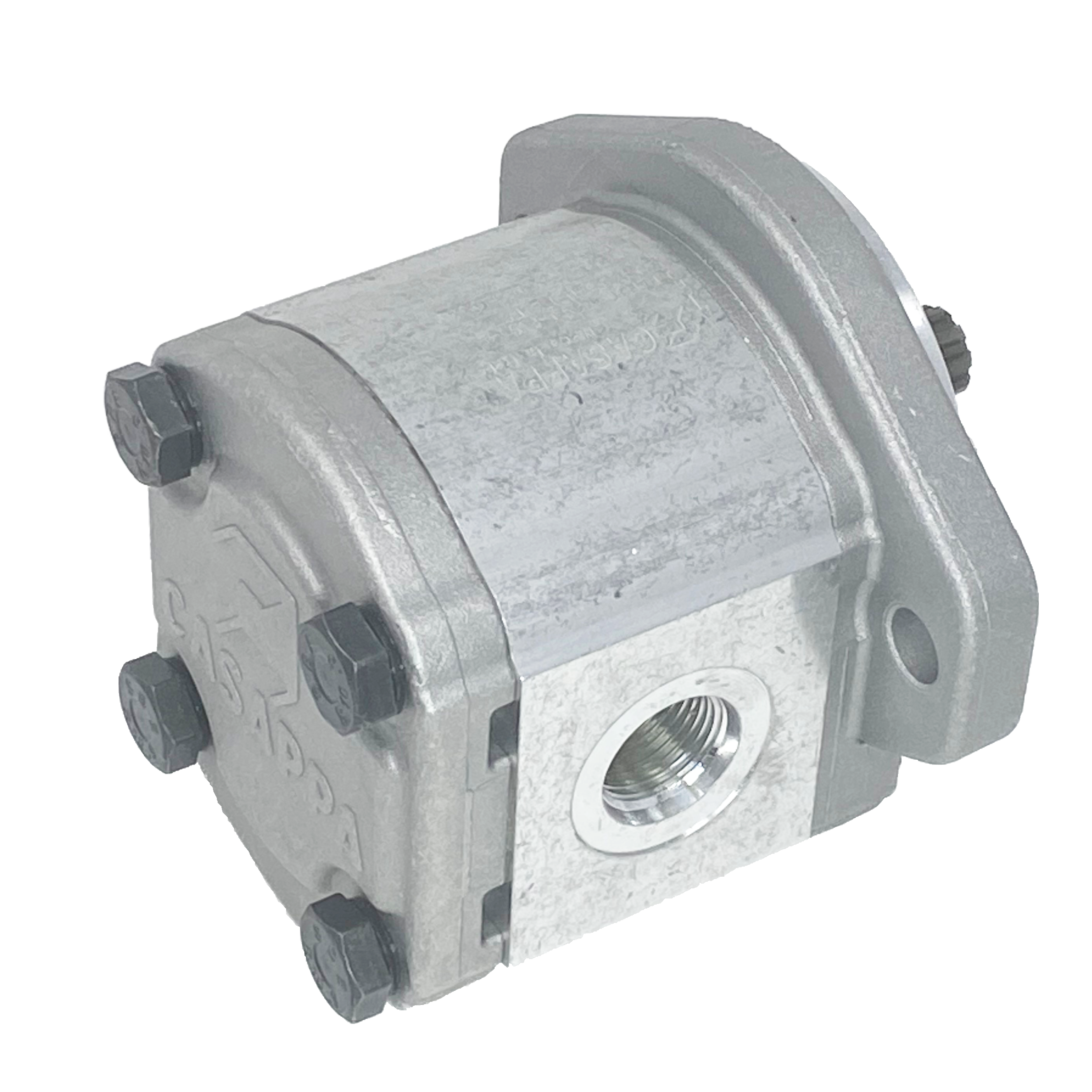 PLP20.4S0-31S1-LOF/OC-S7-N-EL-FS : Casappa Polaris Gear Pump, 4.95cc, 3625psi Rated, 4000RPM, CCW, 5/8" Keyed Shaft, SAE A 2-Bolt Flange, 1" #16 SAE Inlet, 0.625 (5/8") #10 SAE Outlet, Aluminum Body & Flange