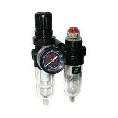 PTH-201-M1AA : Norgren 07 Series (PTH) miniature filter with regulator and lubricator, relieving, without gauge, manual drain, t