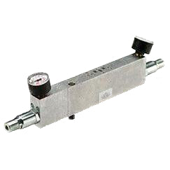 VS1872400-KF40 : Norgren Double pressure regulator plate for ports 2 & 4