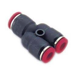 C00820604-10PACK : Norgren Y Connector (unequal), 4mm tube O/D, 6mm tube O/D