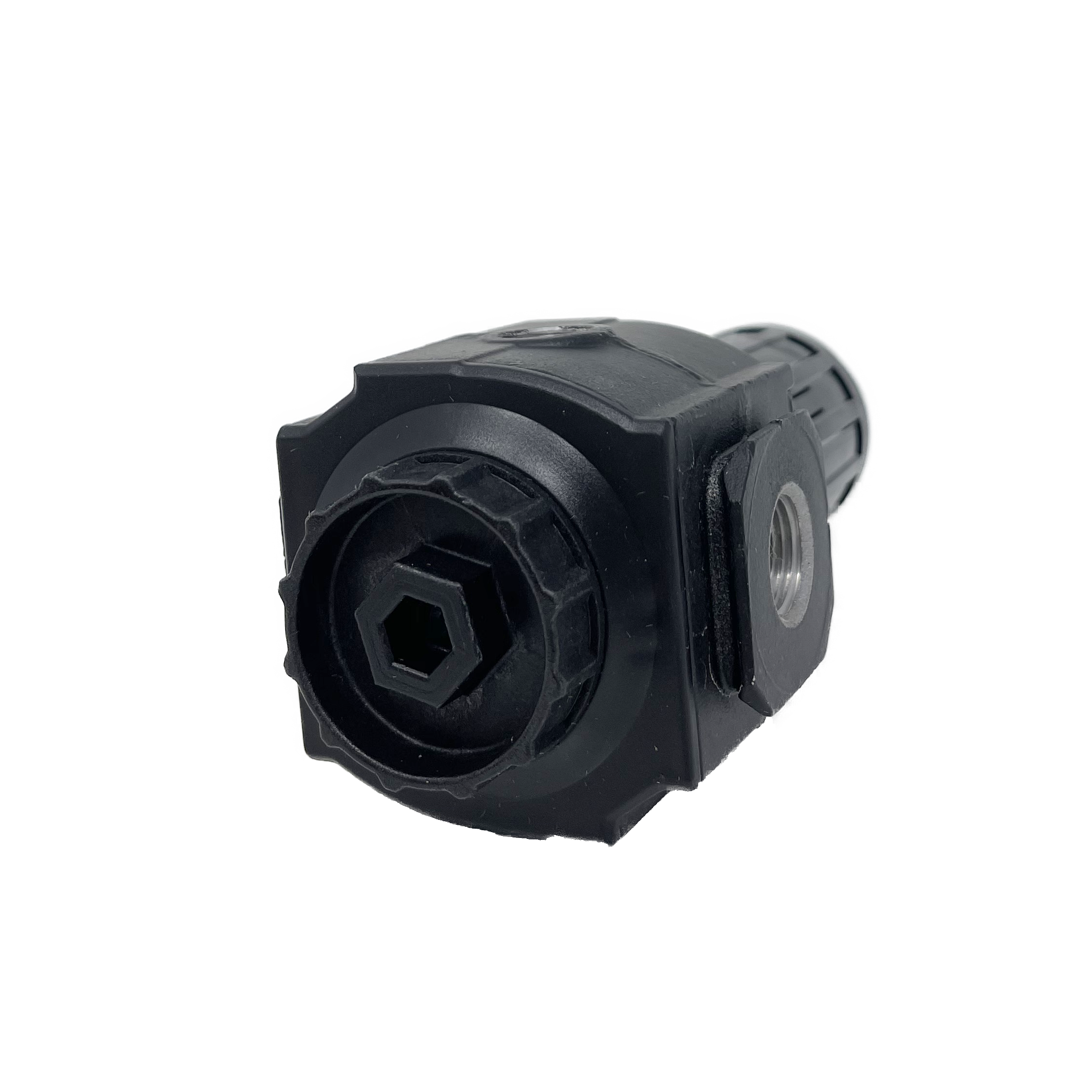 R73G-3AK-RFG : Norgren Excelon Regulator, 3/8" NPT, Knob Adjust, Relieving, 5-60psi, with Gauge