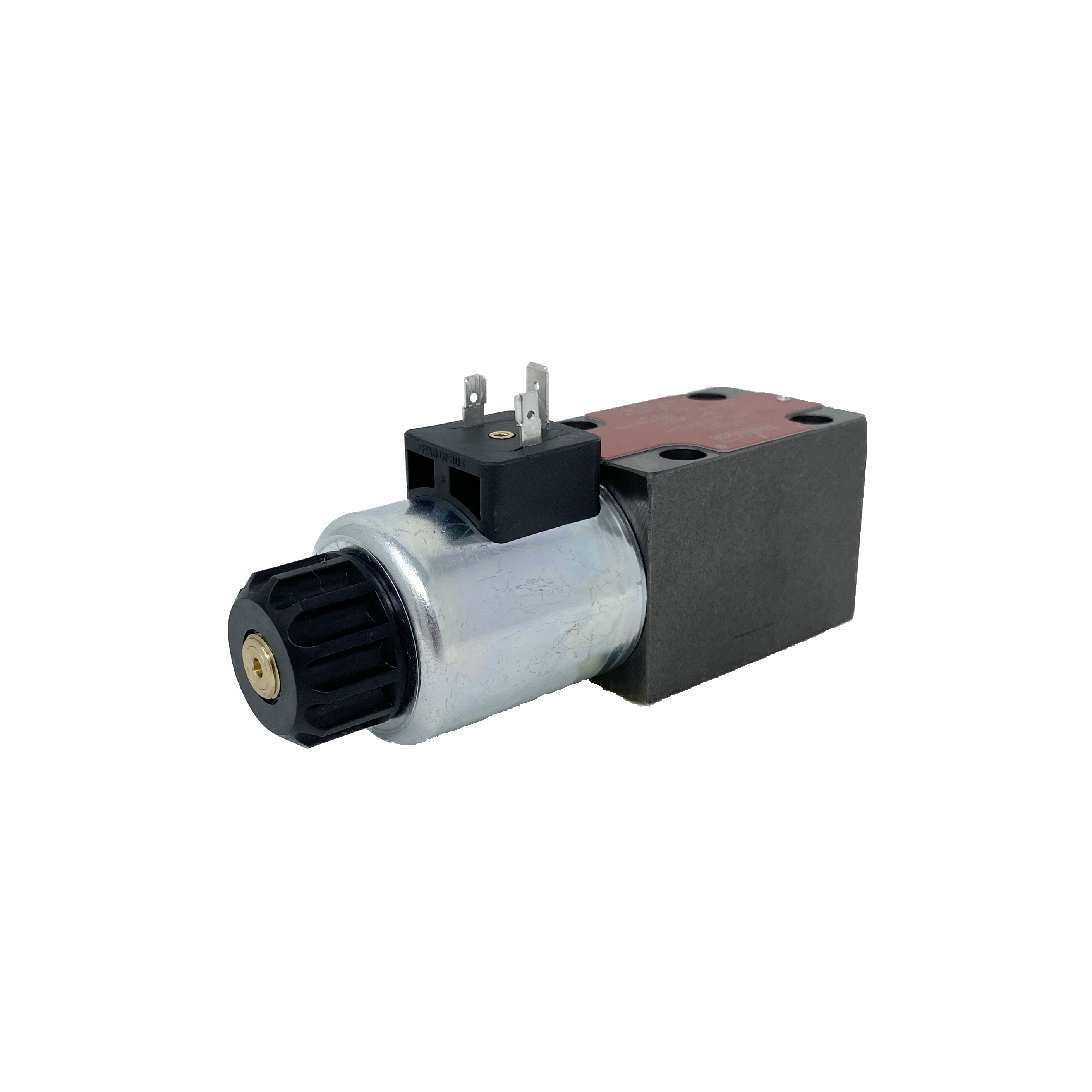 RPE3-062Z11/12060E5 : Argo Hytos Directional Control Valve, D03 (NG6), 21GPM, 5100psi, 2P4W, 120 VAC, DIN, Spring Return, All Ports Blocked in Neutral, Coil Side B