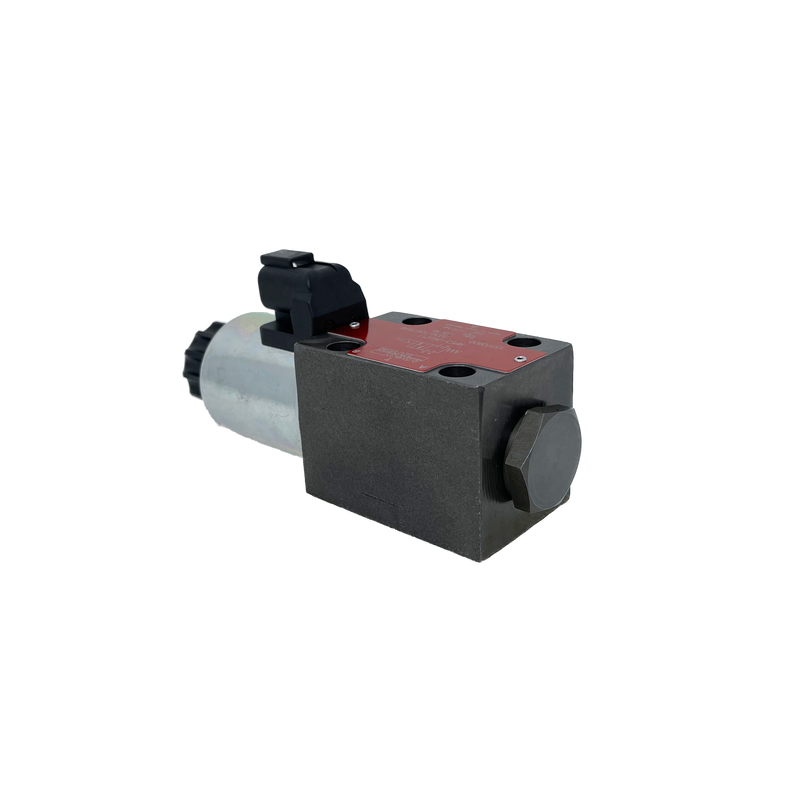 RPE3-062R11/02400E12A : Argo Hytos Directional Control Valve, D03 (NG6), 21GPM, 5100psi, 2P4W, 24 VDC, Deutsch, Spring Return, P to A & B to T Neutral, Coil Side A
