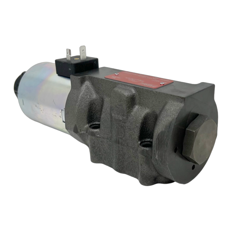 RPE4-102X11/12060E5 : Argo DCV, D05, 37GPM, 5100psi, 2P4W, 12 VDC, DIN, Spring Return, Motor Neutral