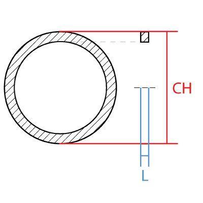 SSRR-04 : Adaptall Stainless BSPP Retaining Ring, 0.25 (1/4"), Stainless Steel