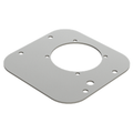 RVPT-3 : Magnaloy Reservoir Lid Cover Plate, Vertical Econo Series, 7GA, with Filler Breather & 56C Motor Cutout