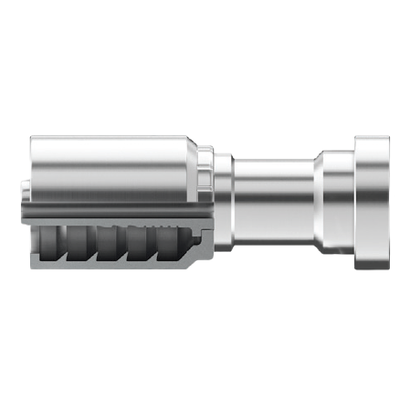 SE-FL-3232 : Continental Hose Fitting, 2 Hose ID,  2 Code 61, Straight Connection