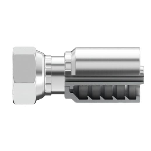 SE-JCFX-2424 : Continental Hose Fitting, 1.5 (1-1/2") Hose ID, 1-7/8-12 Female JIC, Straight, Swivel Connection
