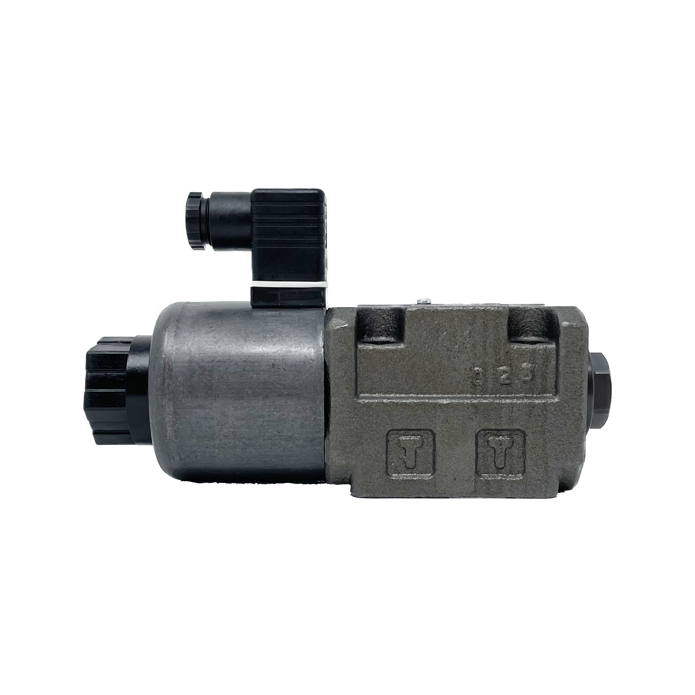 SA-G03-A4-C115-E21 : Nachi Solenoid Valve, 3P4W, D05 (NG10), 34.3GPM, 5075psi, All Ports Open Neutral, 110 VAC, DIN