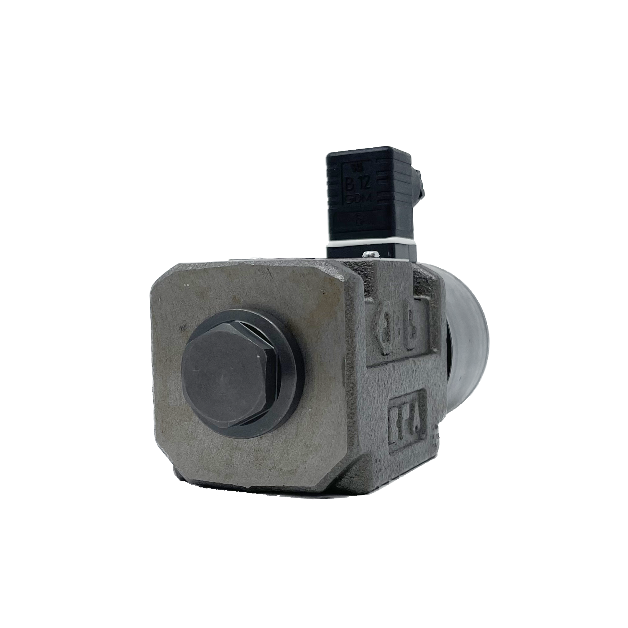 SA-G03-A4-D1-E21 : Nachi Solenoid Valve, 3P4W, D05 (NG10), 34.3GPM, 5075psi, All Ports Open Neutral, 12 VDC, DIN