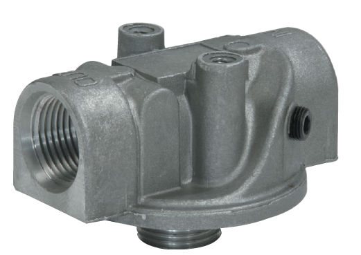 SAF-05-B1.7-4 : Stauff SAF Spin-On Filter Head, 15 GPM, 200psi, 1/2" NPT, With Bypass