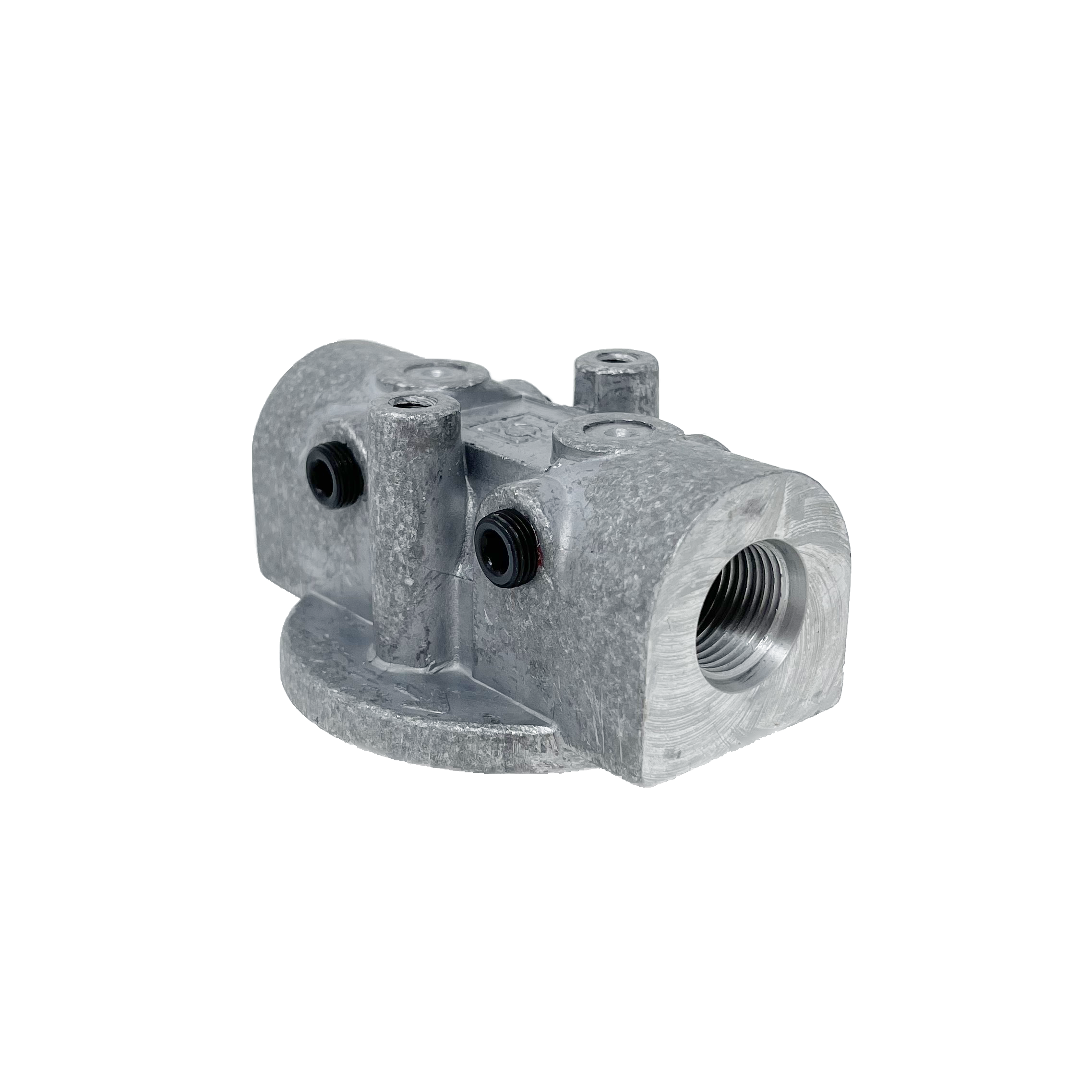 SAF-06-B1.7-O : Stauff SAF Spin-On Filter Head, 15 GPM, 200psi, #8 SAE (1/2"), With Bypass, No Indicator Port