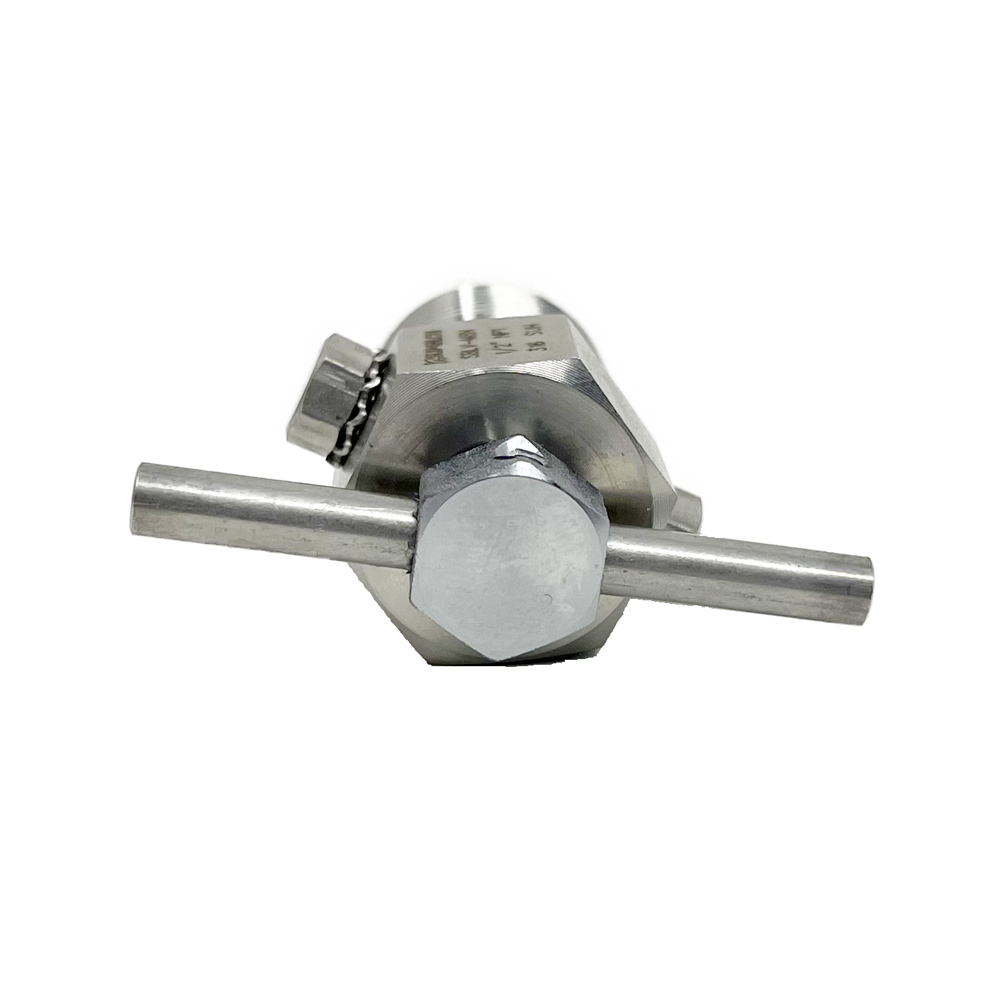 SBLV-M-8N-BH : Superlok Bleed Vent Valve, 1/2" MNPT, Back-Stop Screw, Vent Tube, Bar Handle